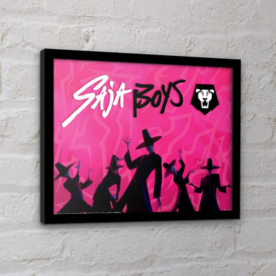 KPop Demon Hunters Poster Incorniciato Collezionabile - Saja Boys Idol - Pyramid International 40x30 cm