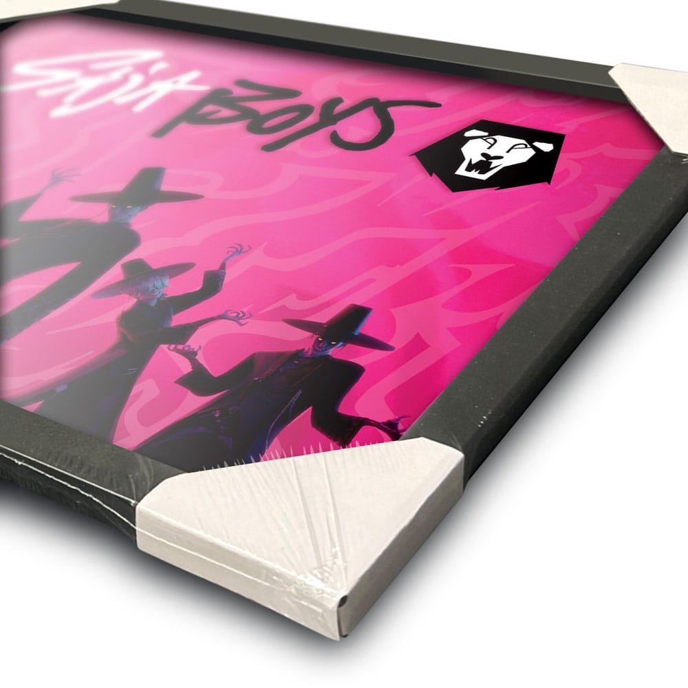 KPop Demon Hunters Poster Incorniciato Collezionabile - Saja Boys Idol - Pyramid International 40x30 cm