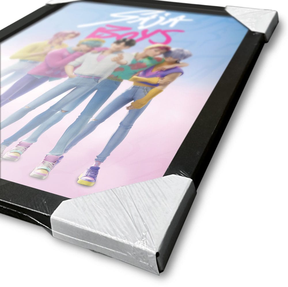 Poster Incorniciato Collector Print KPop Demon Hunters Saja Boys di Pyramid International