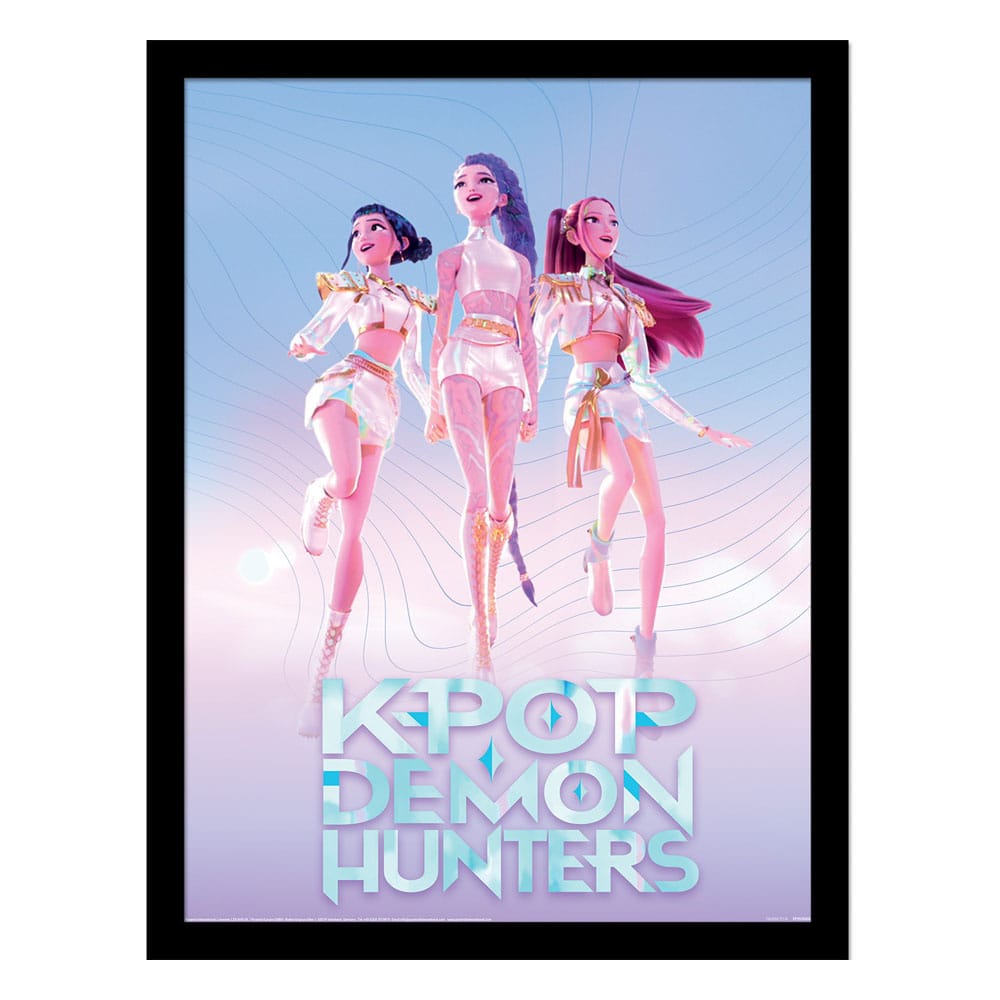 Trio di Poster Incorniciati KPop Demon Hunters Collector Print di Pyramid International