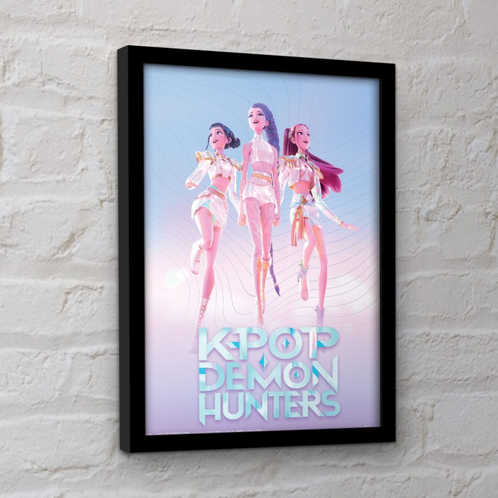 Trio di Poster Incorniciati KPop Demon Hunters Collector Print di Pyramid International
