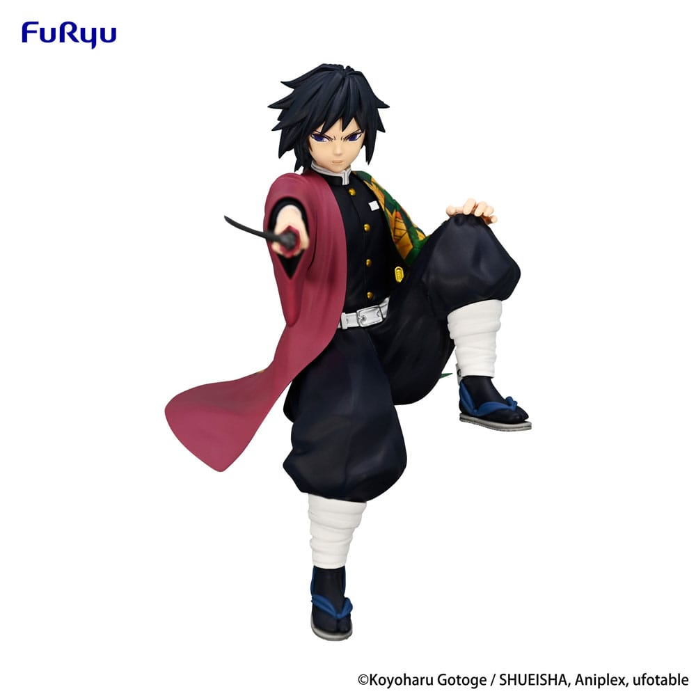 Statua in PVC Noodle Stopper Tomioka Giyu di Demon Slayer: Kimetsu no Yaiba, 14 cm, Furyu