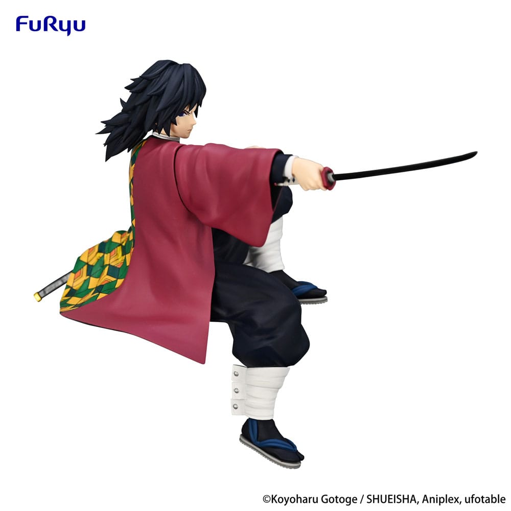 Statua in PVC Noodle Stopper Tomioka Giyu di Demon Slayer: Kimetsu no Yaiba, 14 cm, Furyu