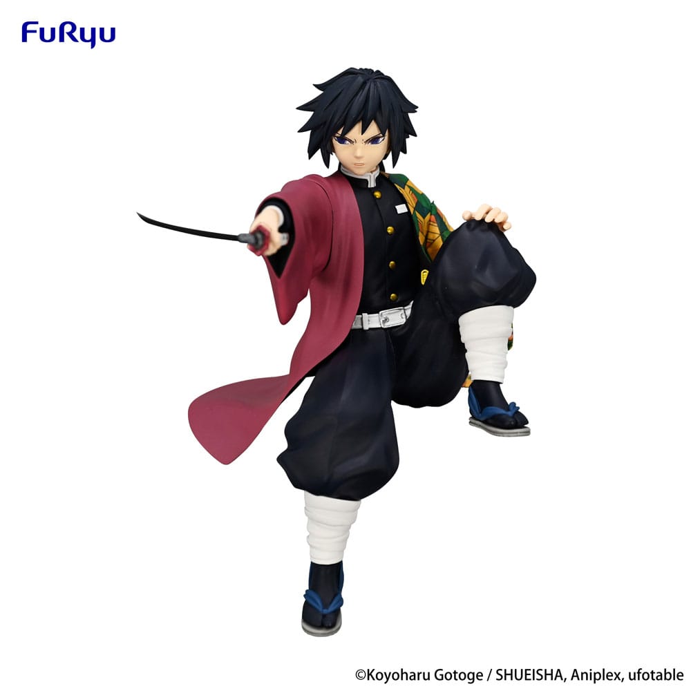 Statua in PVC Noodle Stopper Tomioka Giyu di Demon Slayer: Kimetsu no Yaiba, 14 cm, Furyu