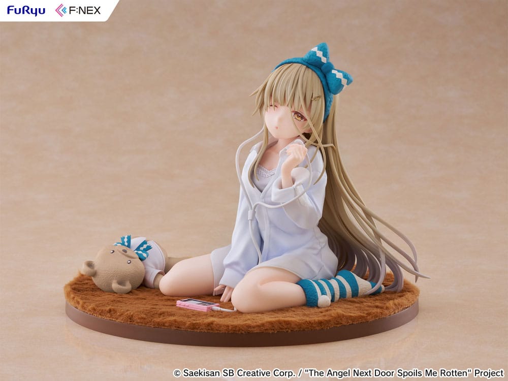 The Angel Next Door Spoils Me Rotten F:NEX Statua in PVC 1/7 Mahiru Shiina Relax Ver. 14 cm