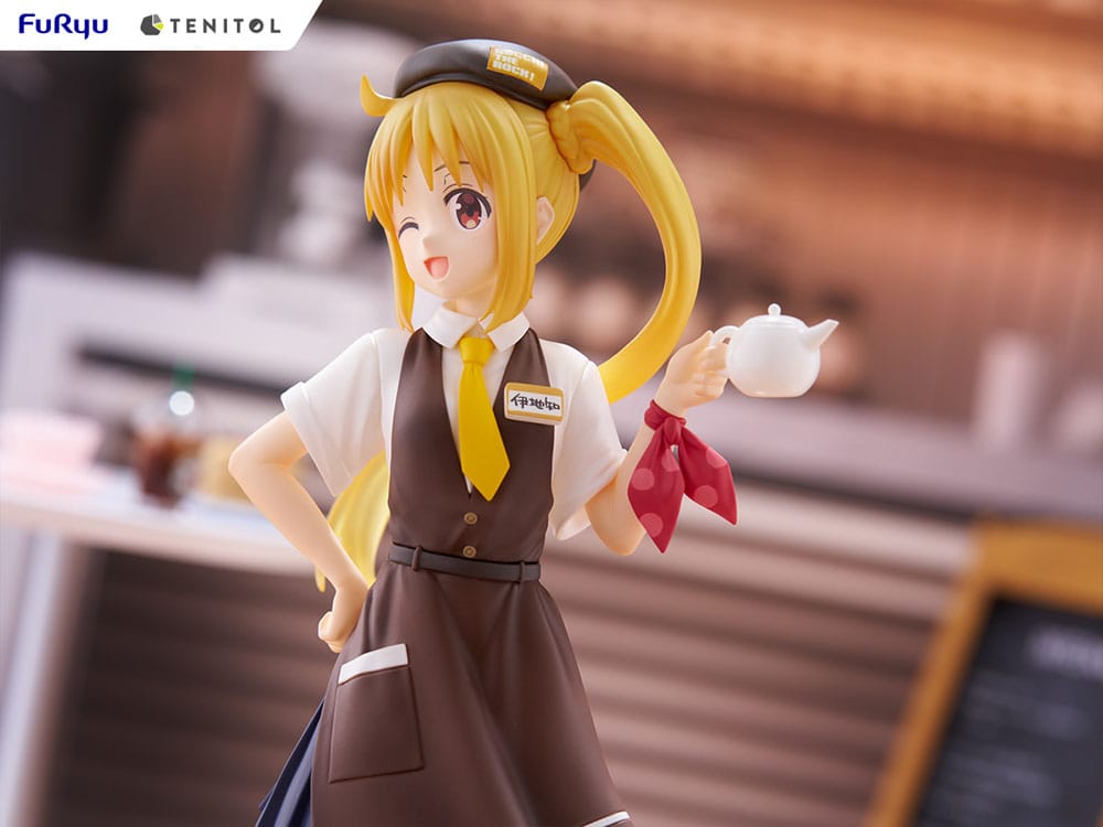 Bocchi the Rock! Tenitol Statua in PVC Nijika Ijichi Café Style Ver. 20 cm - Furyu