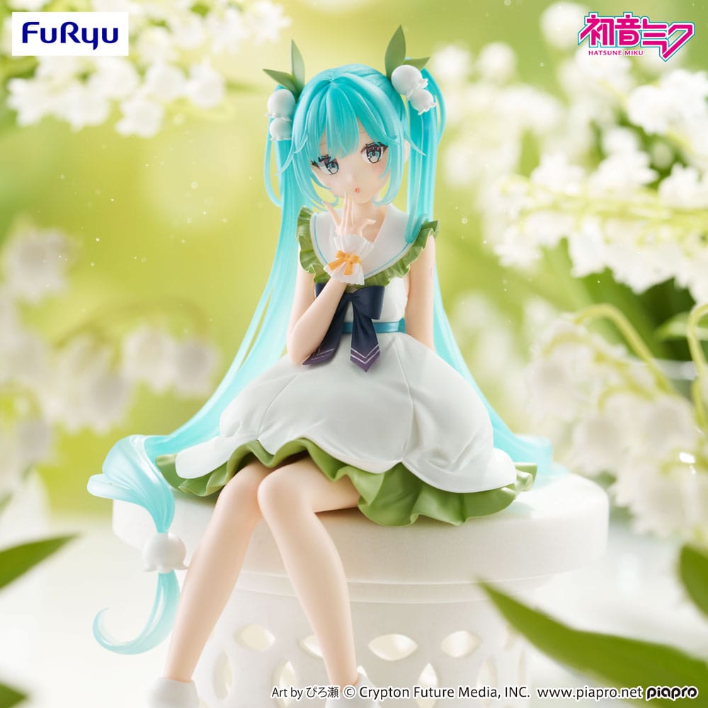 Statua in PVC Hatsune Miku Noodle Stopper Flower Fairy Lily of the Valley 14 cm Furyu