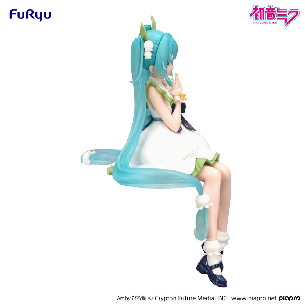 Statua in PVC Hatsune Miku Noodle Stopper Flower Fairy Lily of the Valley 14 cm Furyu