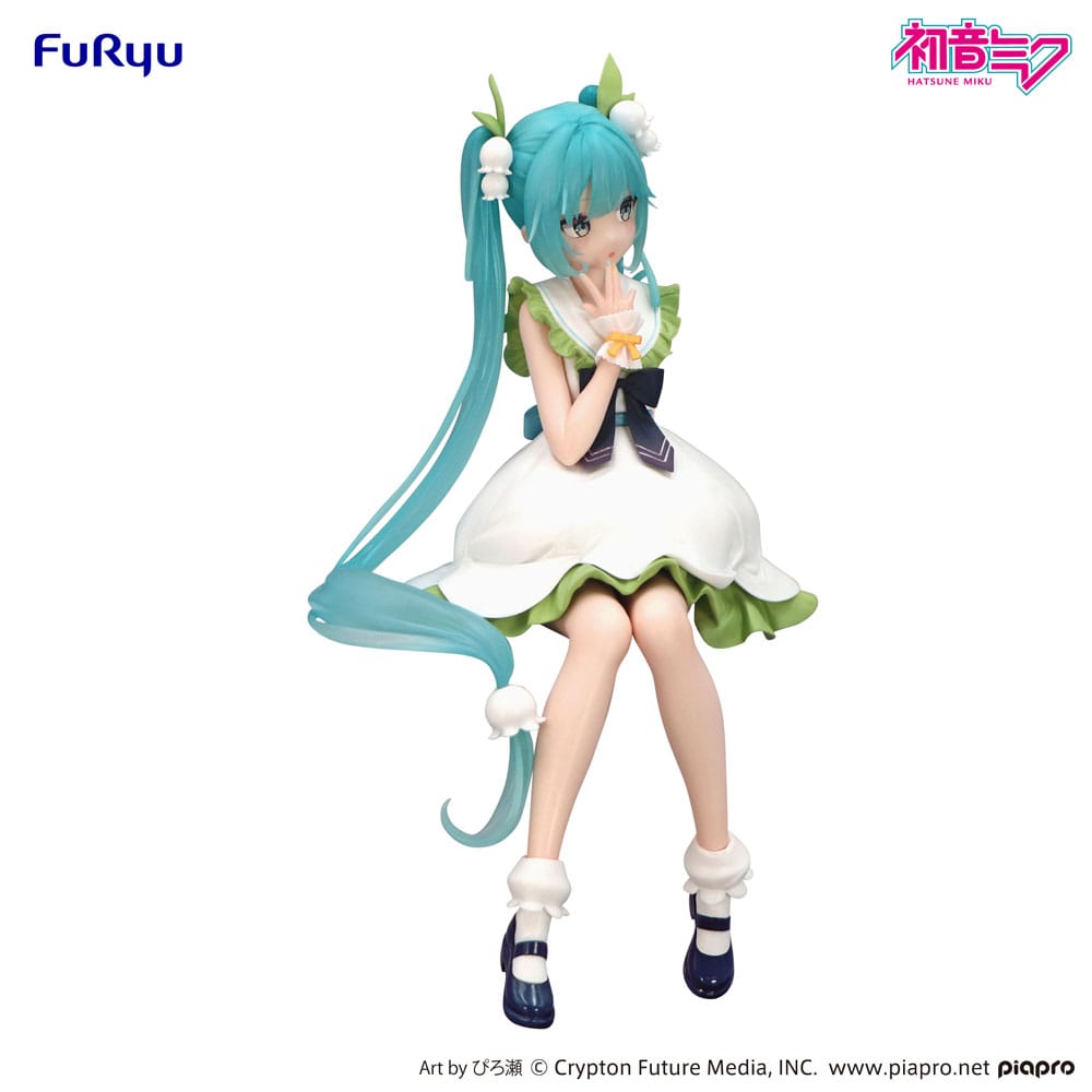 Statua in PVC Hatsune Miku Noodle Stopper Flower Fairy Lily of the Valley 14 cm Furyu