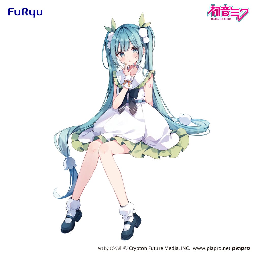 Statua in PVC Hatsune Miku Noodle Stopper Flower Fairy Lily of the Valley 14 cm Furyu