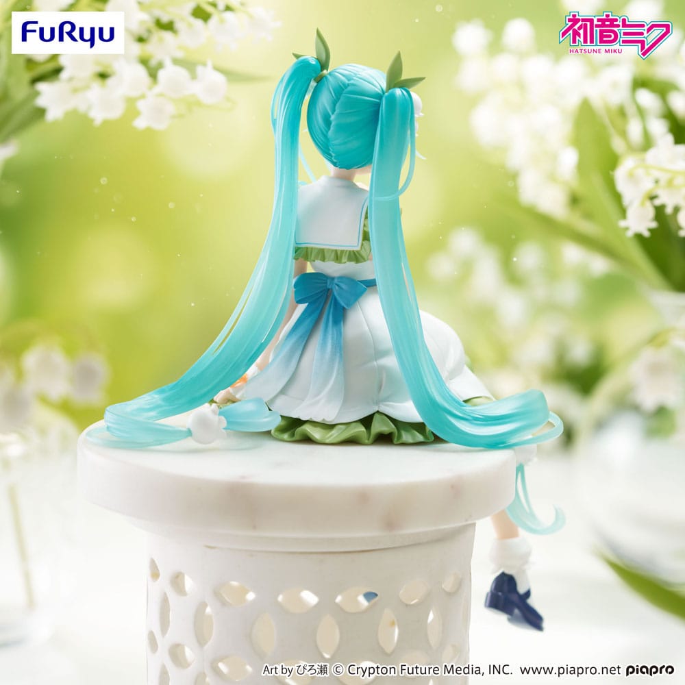 Statua in PVC Hatsune Miku Noodle Stopper Flower Fairy Lily of the Valley 14 cm Furyu
