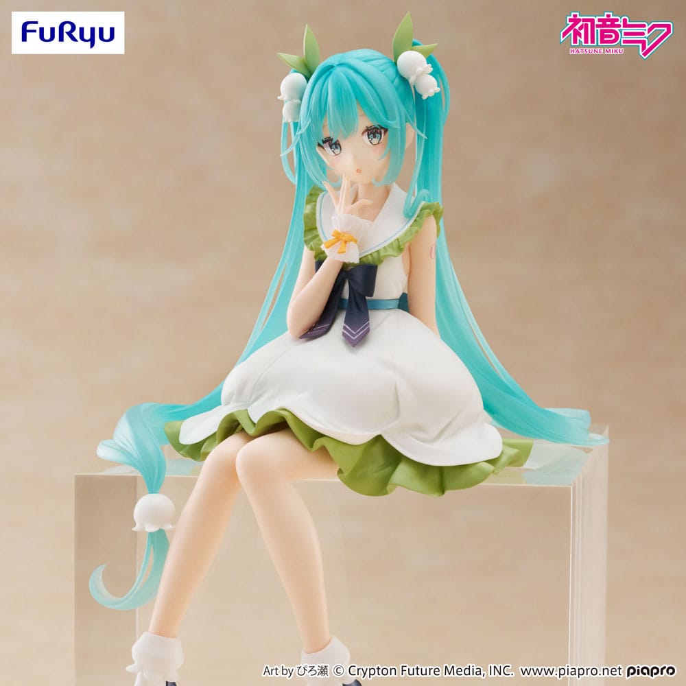 Statua in PVC Hatsune Miku Noodle Stopper Flower Fairy Lily of the Valley 14 cm Furyu