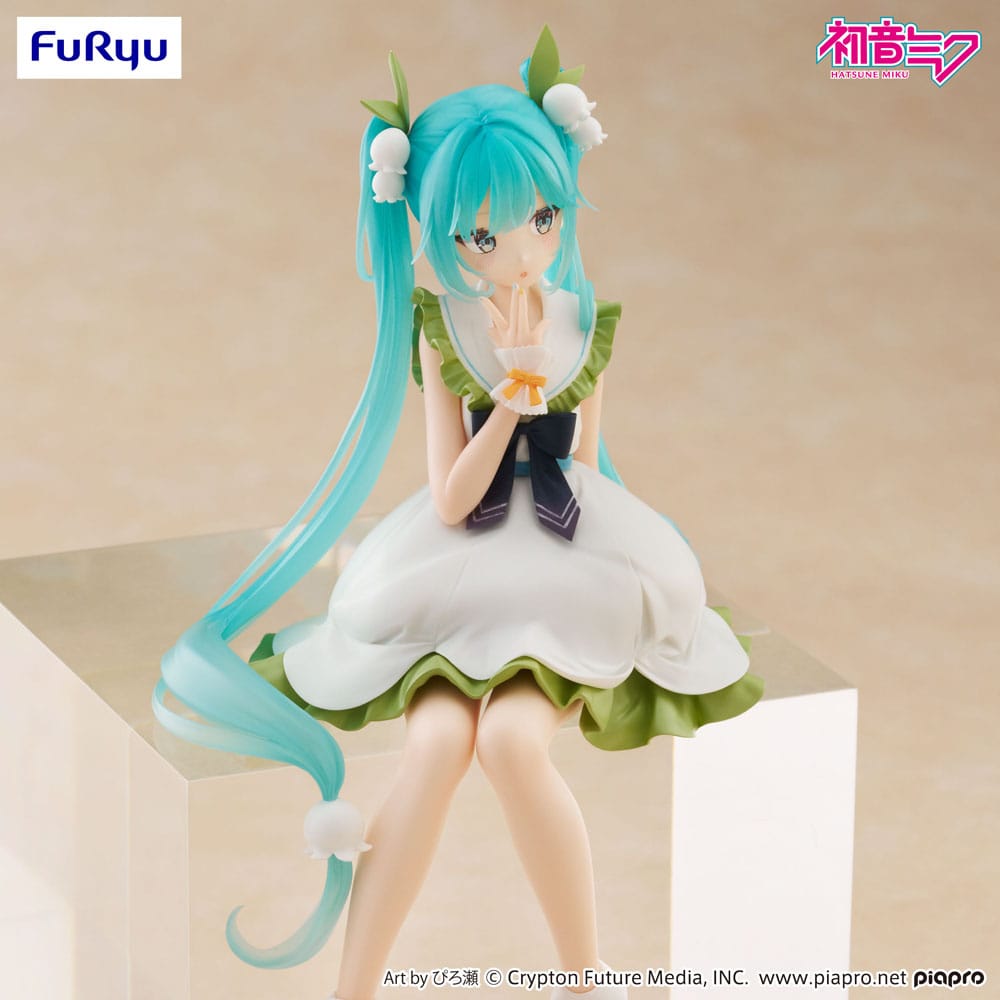 Statua in PVC Hatsune Miku Noodle Stopper Flower Fairy Lily of the Valley 14 cm Furyu