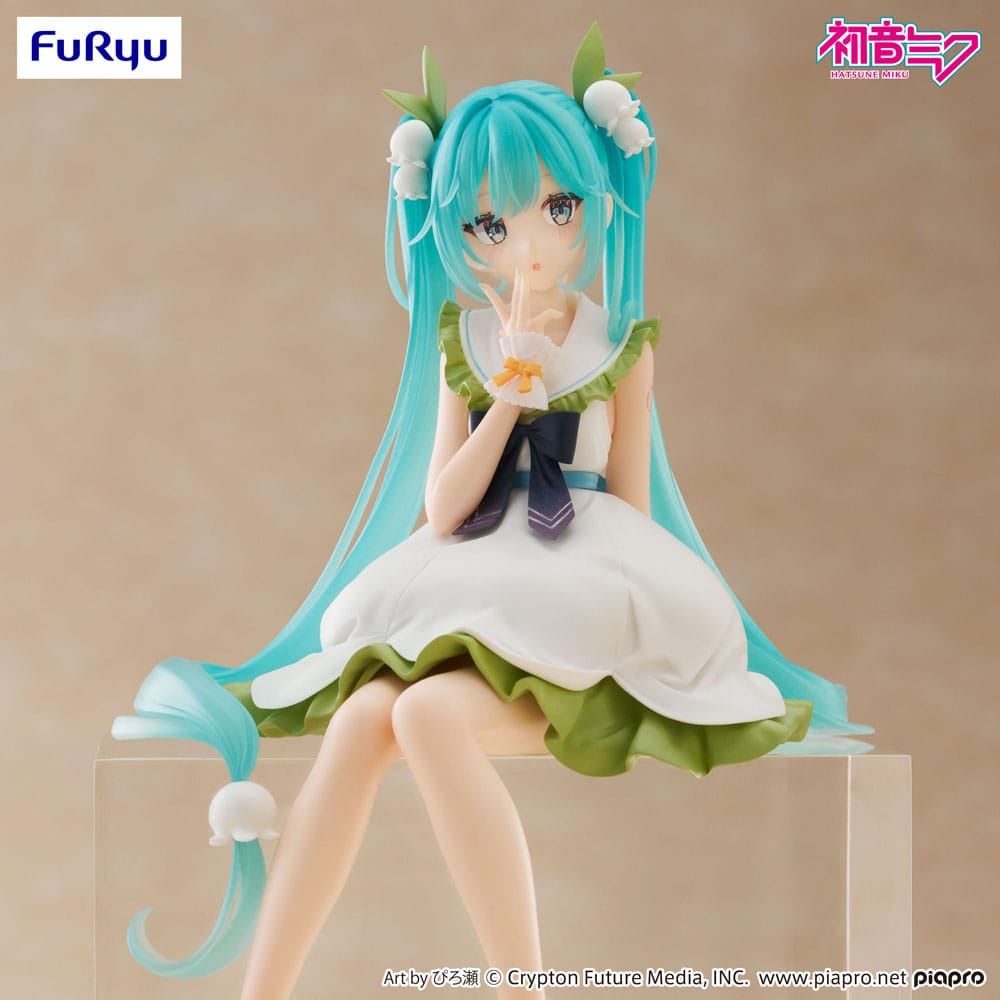 Statua in PVC Hatsune Miku Noodle Stopper Flower Fairy Lily of the Valley 14 cm Furyu