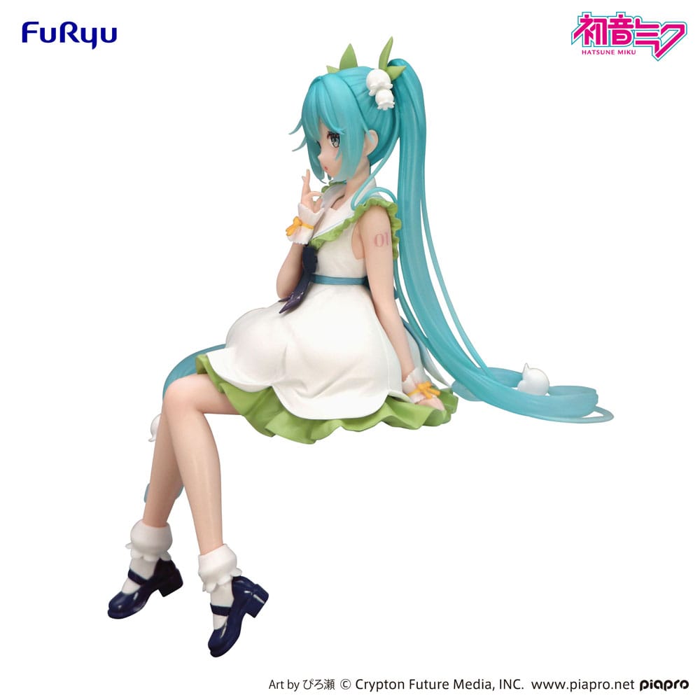 Statua in PVC Hatsune Miku Noodle Stopper Flower Fairy Lily of the Valley 14 cm Furyu