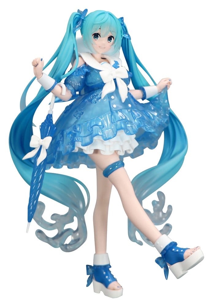 Statua in PVC Hatsune Miku Trio-Try-iT Miku Rainy Dance 19 cm Furyu