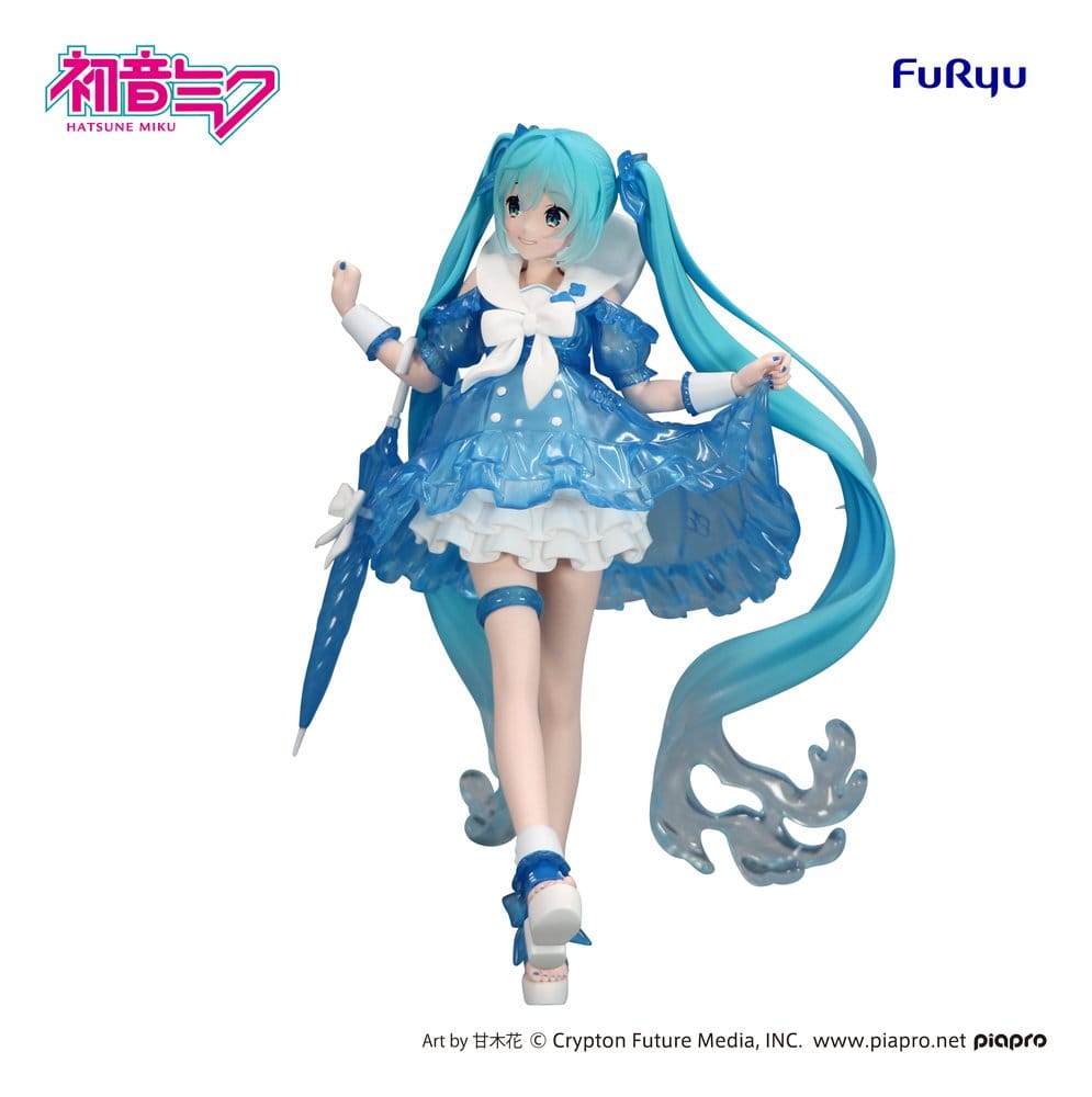 Statua in PVC Hatsune Miku Trio-Try-iT Miku Rainy Dance 19 cm Furyu