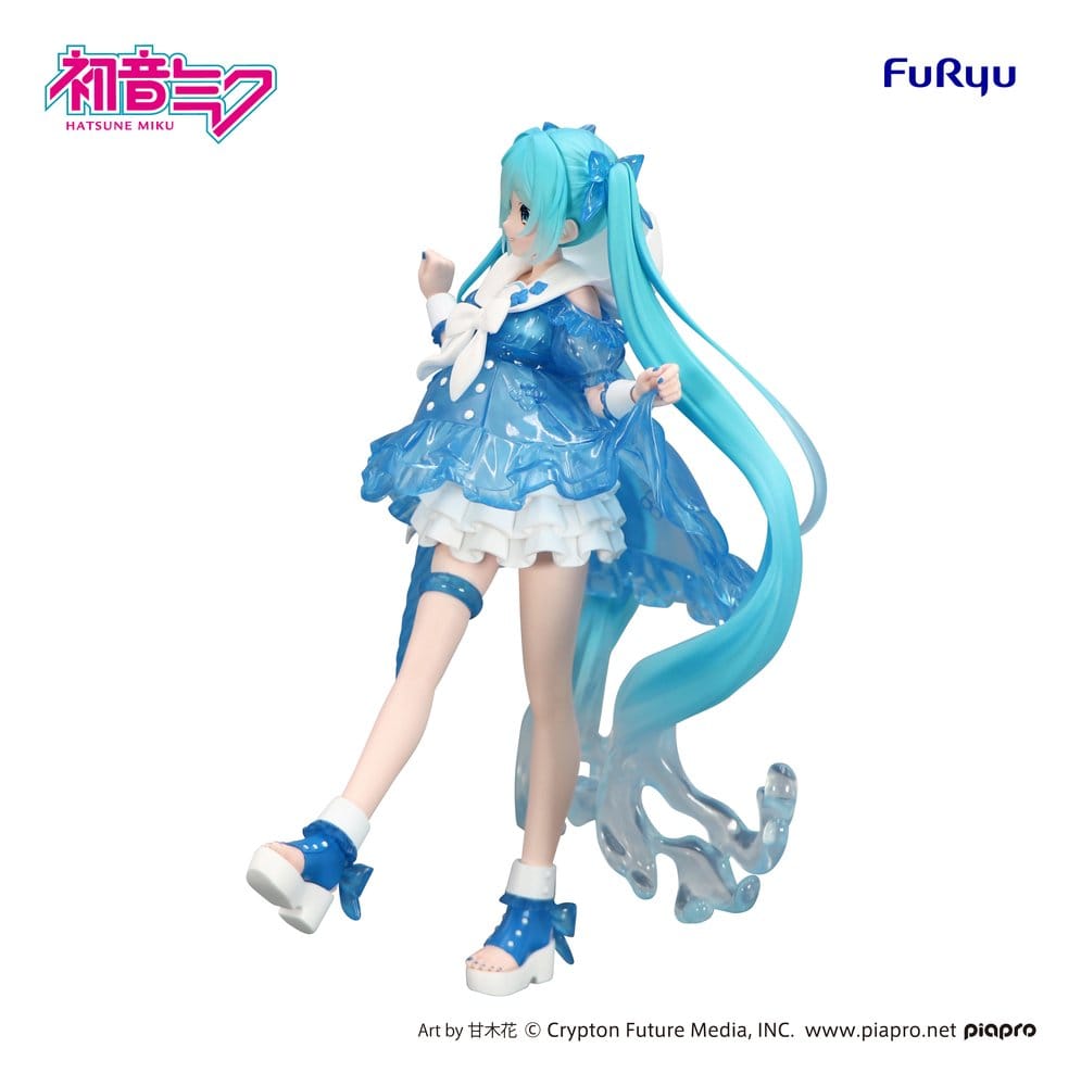Statua in PVC Hatsune Miku Trio-Try-iT Miku Rainy Dance 19 cm Furyu