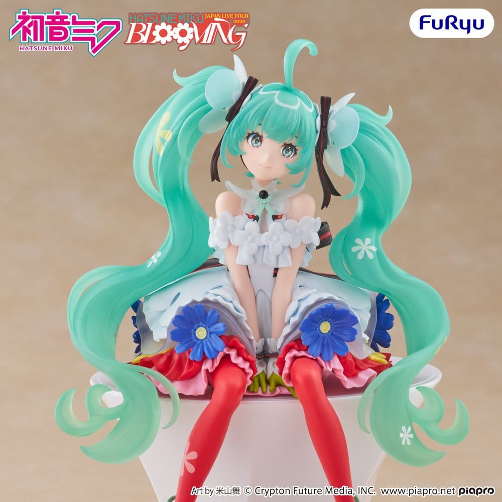 Statua PVC Noodle Stopper Hatsune Miku Japan Live Tour 2025 Blooming 14 cm Furyu