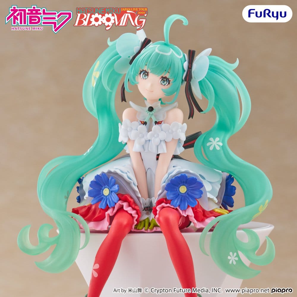 Statua PVC Noodle Stopper Hatsune Miku Japan Live Tour 2025 Blooming 14 cm Furyu