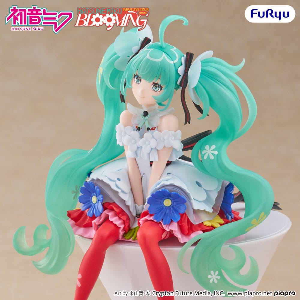 Statua PVC Noodle Stopper Hatsune Miku Japan Live Tour 2025 Blooming 14 cm Furyu