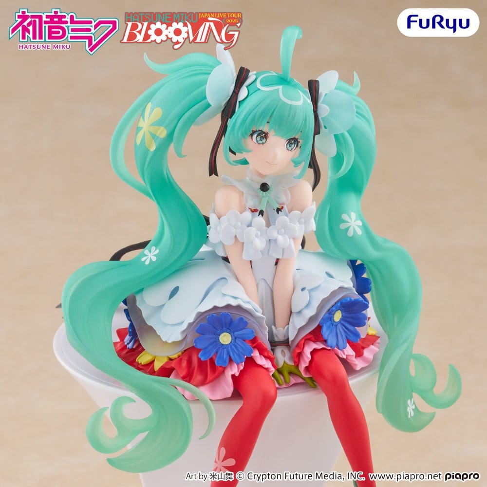 Statua PVC Noodle Stopper Hatsune Miku Japan Live Tour 2025 Blooming 14 cm Furyu
