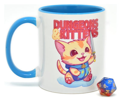 Glassstaff Set Regalo Tazza e Dado D20 Dungeons & Kittens
