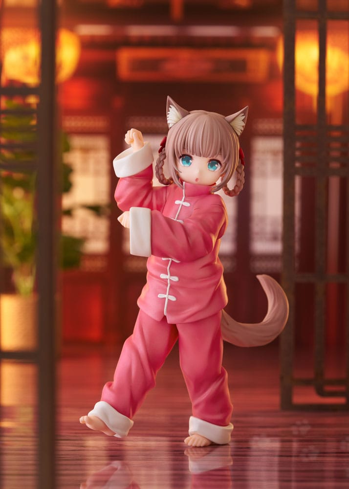My Cat Is a Kawaii Girl Palette Dress-Up Collection Statua Kinako Nyang fu Ver. 15 cm Golden Head