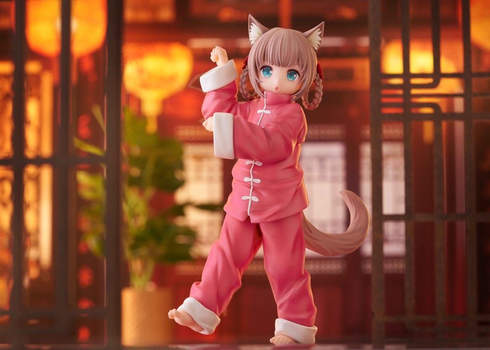 My Cat Is a Kawaii Girl Palette Dress-Up Collection Statua Kinako Nyang fu Ver. 15 cm Golden Head