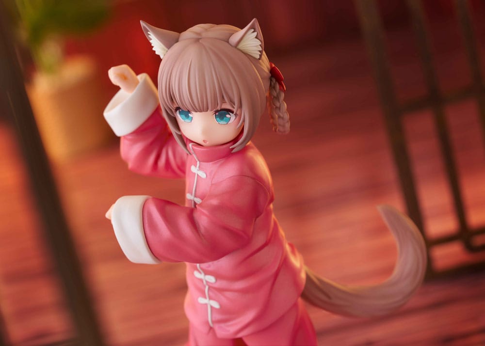 My Cat Is a Kawaii Girl Palette Dress-Up Collection Statua Kinako Nyang fu Ver. 15 cm Golden Head