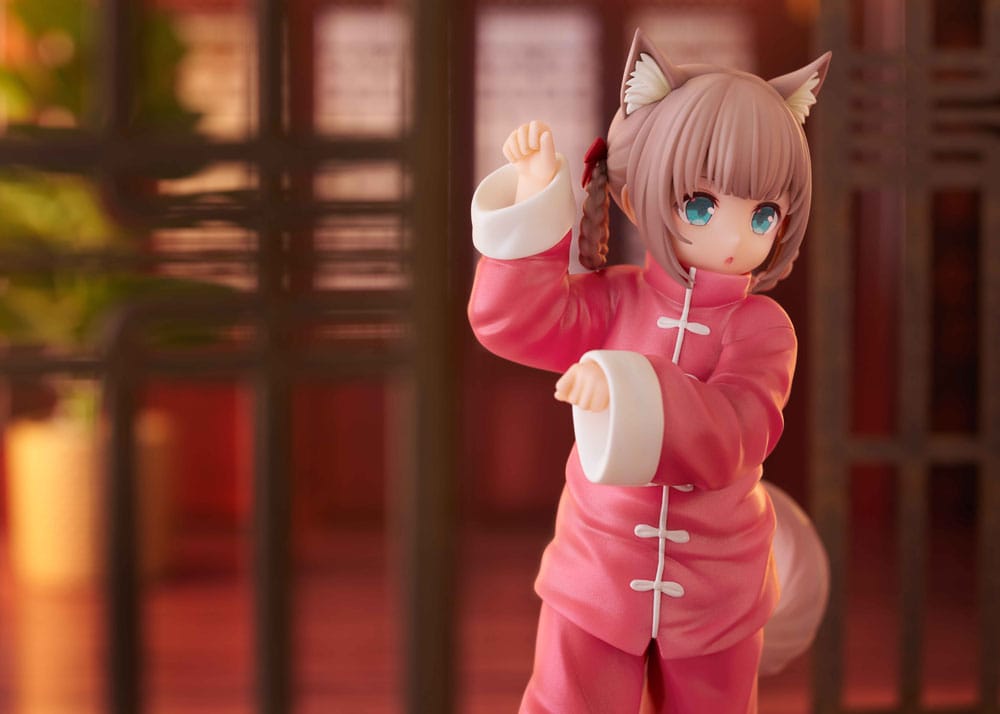 My Cat Is a Kawaii Girl Palette Dress-Up Collection Statua Kinako Nyang fu Ver. 15 cm Golden Head