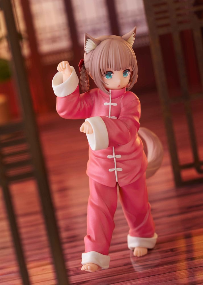 My Cat Is a Kawaii Girl Palette Dress-Up Collection Statua Kinako Nyang fu Ver. 15 cm Golden Head