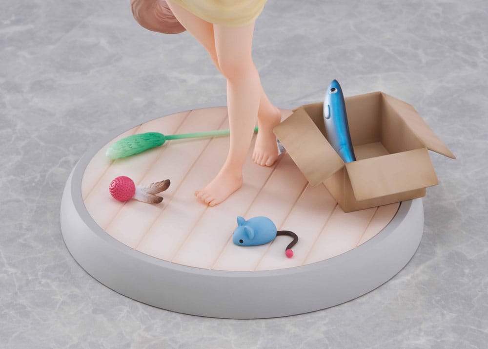 My Cat Is a Kawaii Girl Statua 1/6 Kinako Play With Ver. AmiAmi Limited Edition 21 cm Golden Head