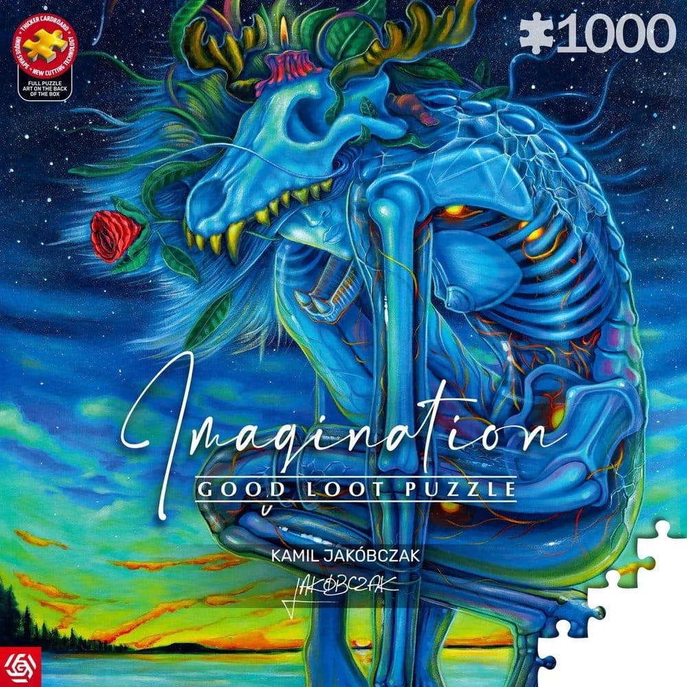 Puzzle Imagination Series Bialy Wilk 1000 pezzi – Good Loot