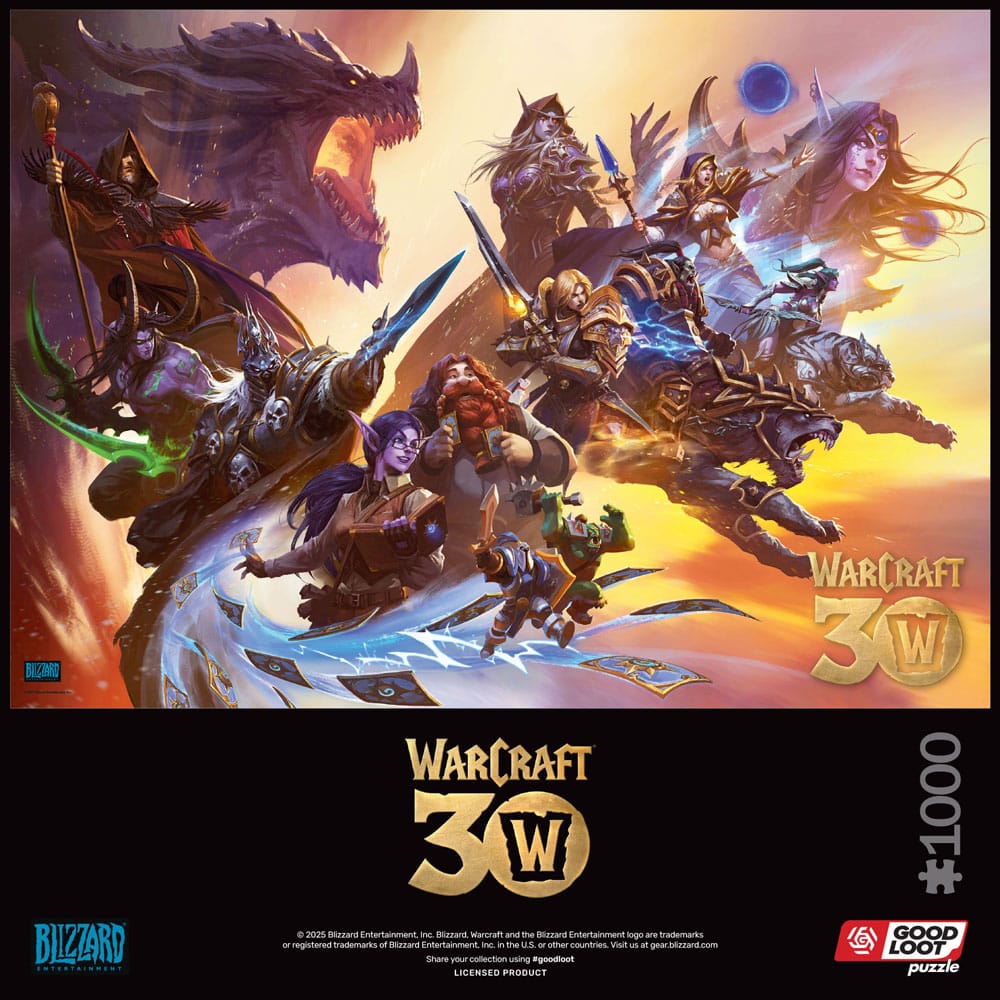 World of Warcraft Puzzle 30th Anniversary (1000 pezzi) – Good Loot