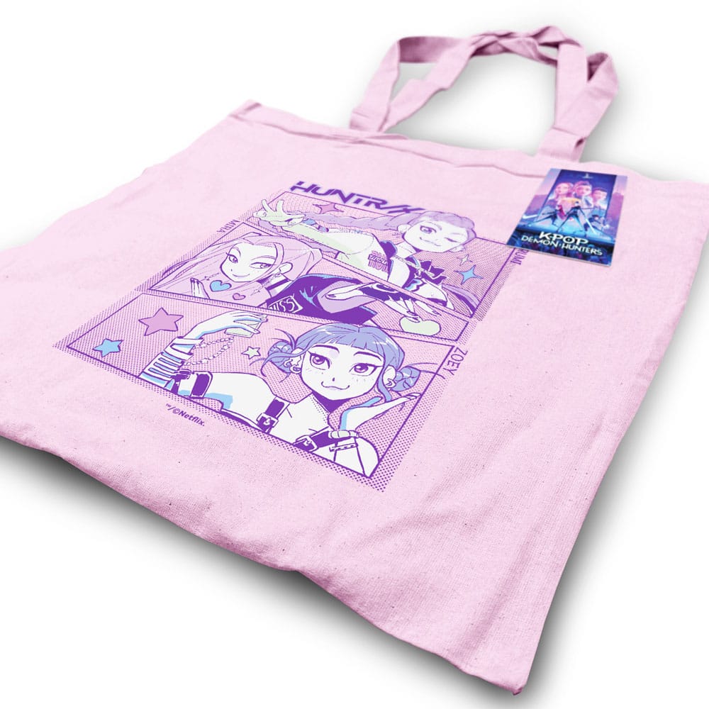 Shopper KPop Demon Hunters Huntrix - Borsa in tela Pyramid International 41 x 35 cm