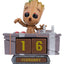 Marvel Calendario Perpetuo 3D Groot con Pulsante Teschio 12 cm - Grupo Erik