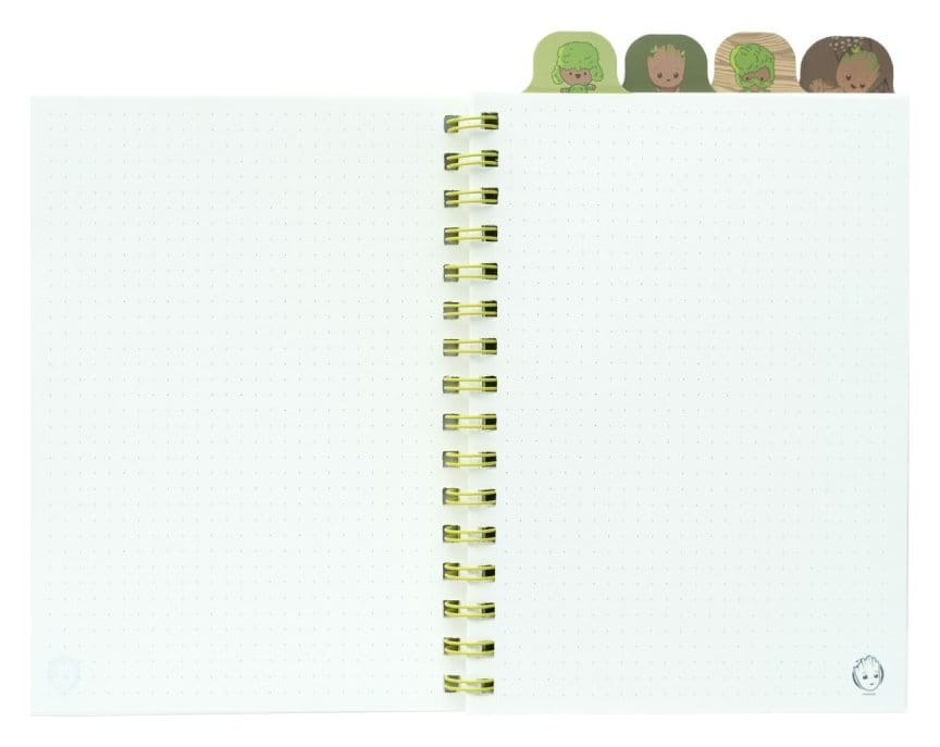 Quaderno Marvel Groot A5 con divisori, 160 pagine – Grupo Erik