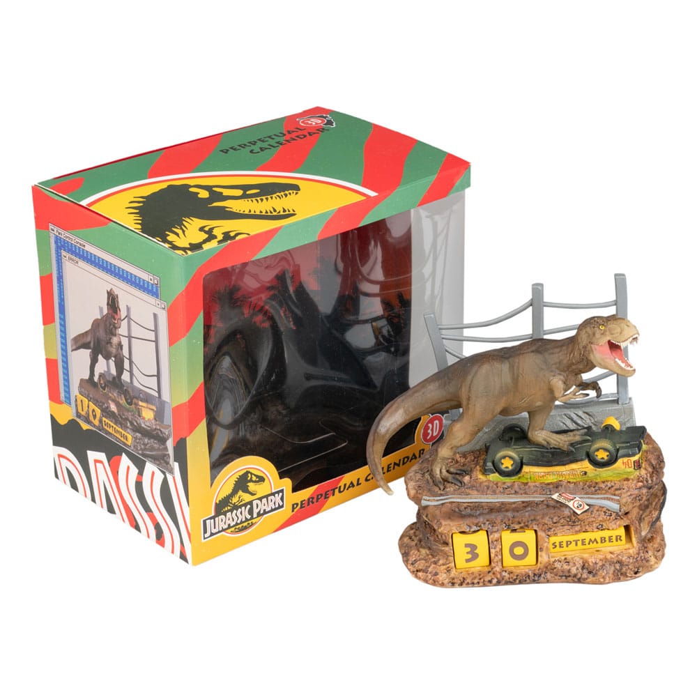 Calendario perpetuo 3D Jurassic Park - Grupo Erik