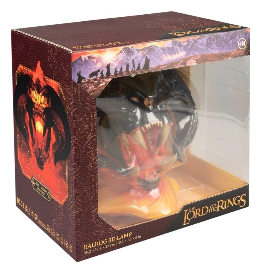 Lampada Il Signore degli Anelli Balrog 19 cm Grupo Erik
