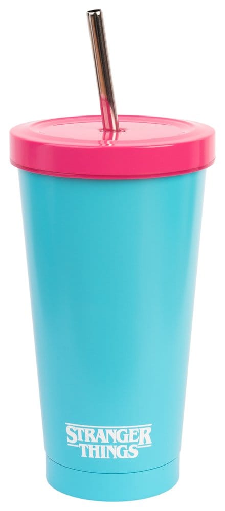 Tumbler Stranger Things con cannuccia Rink-O-Mania 550 ml - Grupo Erik