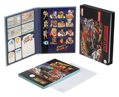 Street Fighter Quaderno Premium A5 con Foglietti Adesivi e Copertina - Grupo Erik