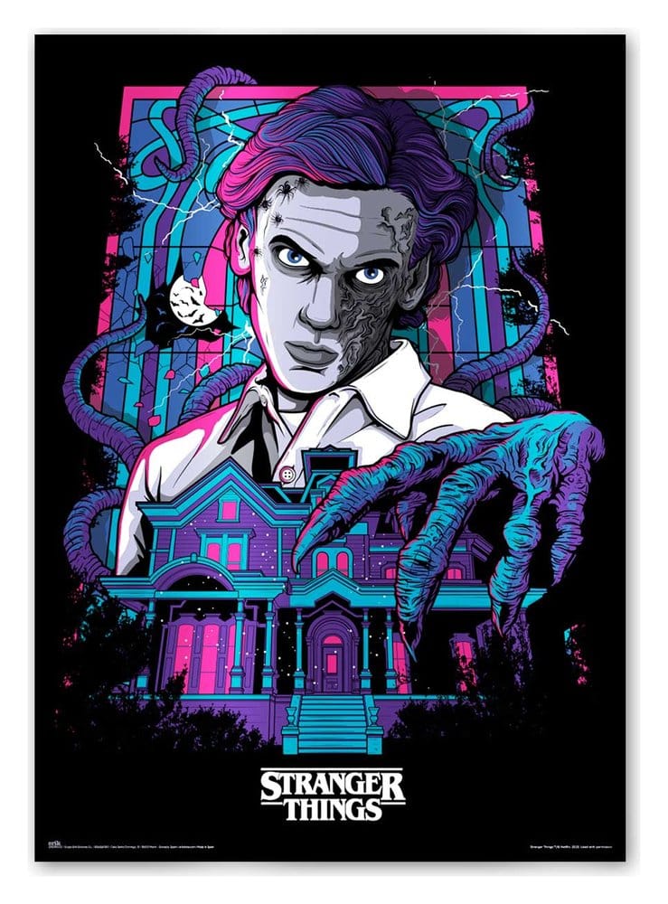 Stranger Things Poster Luminescente 50x70 cm - Grupo Erik