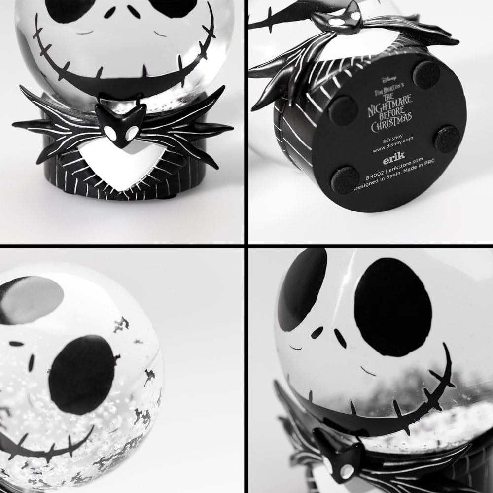 The Nightmare Before Christmas - Pallina di neve in resina e vetro, 8x8x12 cm - Grupo Erik