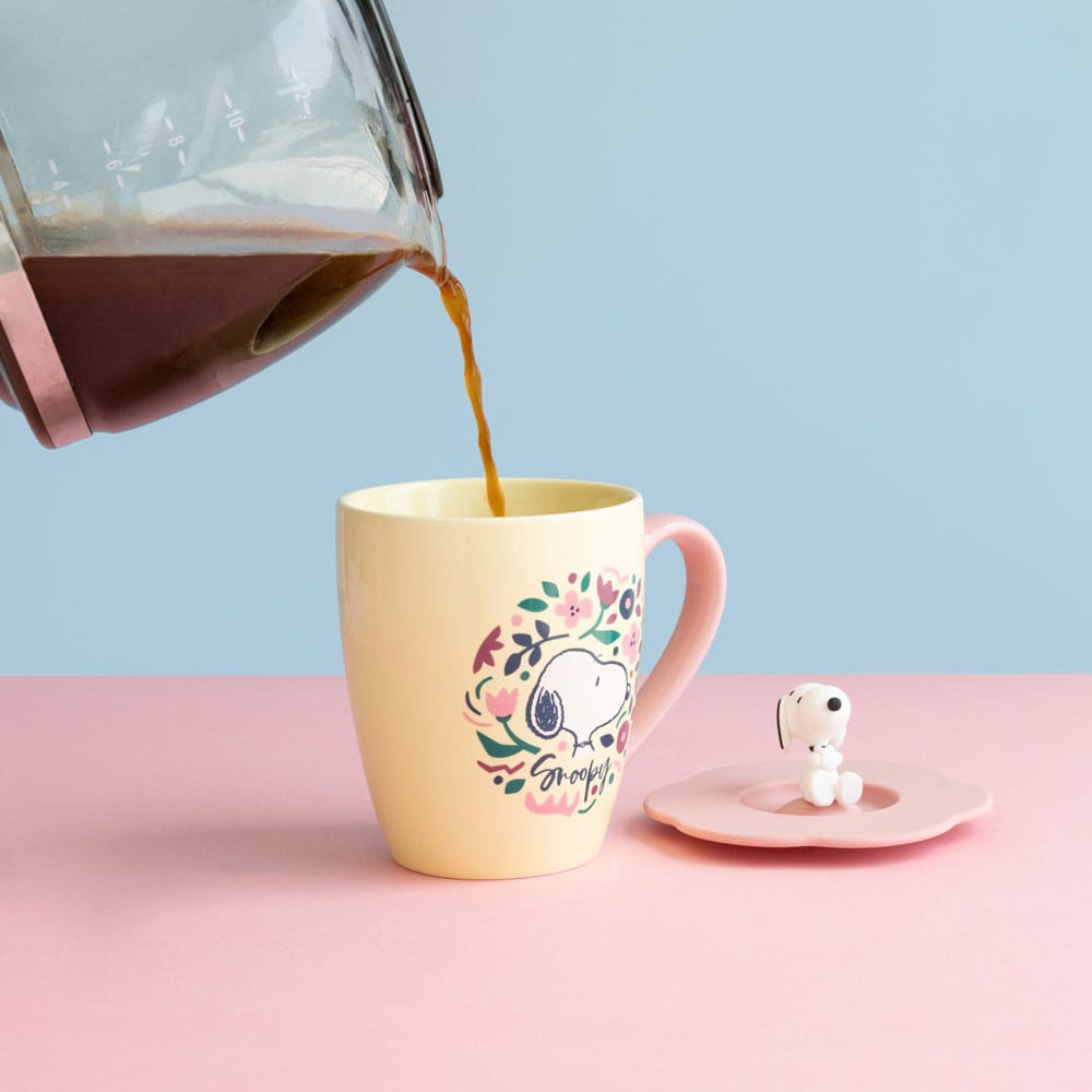 Tazza con coperchio Peanuts Premium Ver. - Grupo Erik