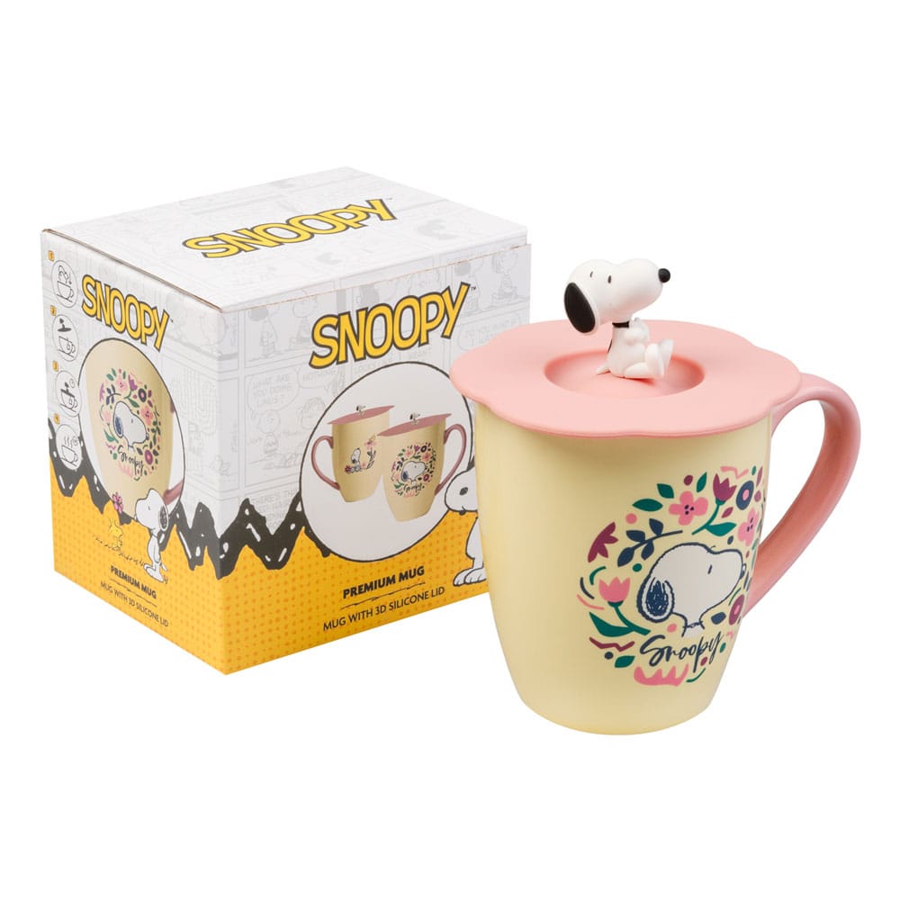 Tazza con coperchio Peanuts Premium Ver. - Grupo Erik