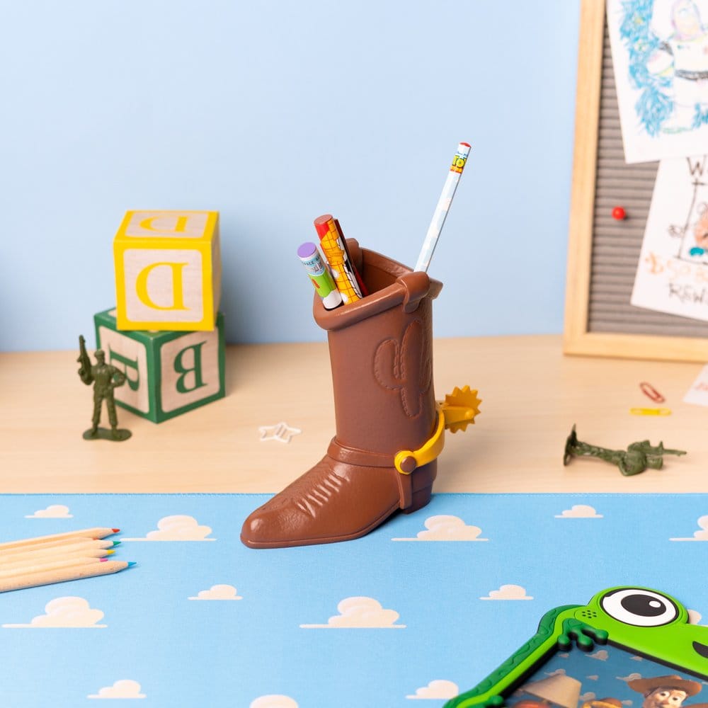 Portapenne Stivale di Woody con Set da Cancelleria Toy Story Disney Pixar Grupo Erik 16 cm