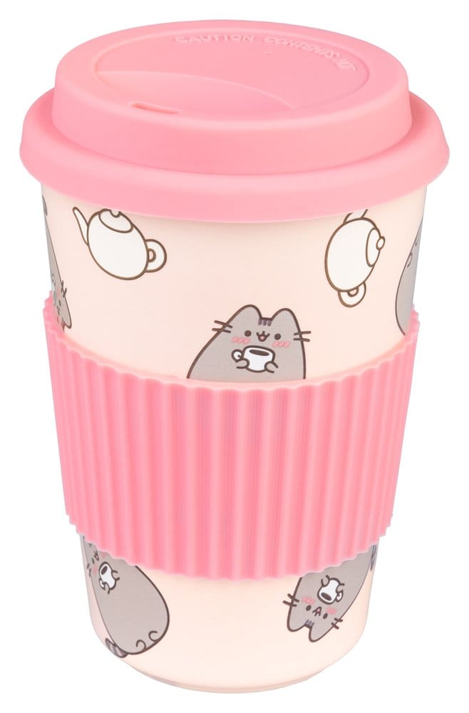 Pusheen Tazza in Ceramica con Coperchio 400 ml - Grupo Erik