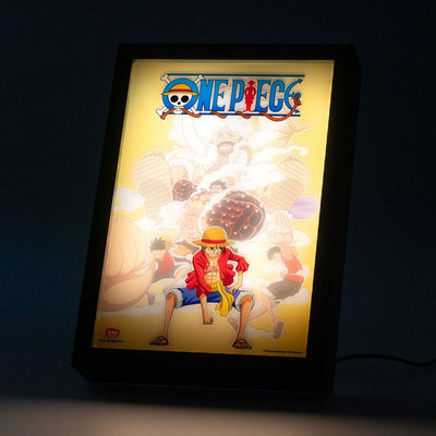 One Piece Stampa LED Incorniciata – Luci a Tre Temperature – Grupo Erik