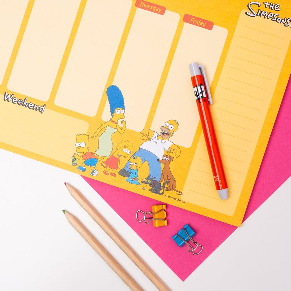 The Simpsons Agenda Settimanale A4 - Grupo Erik
